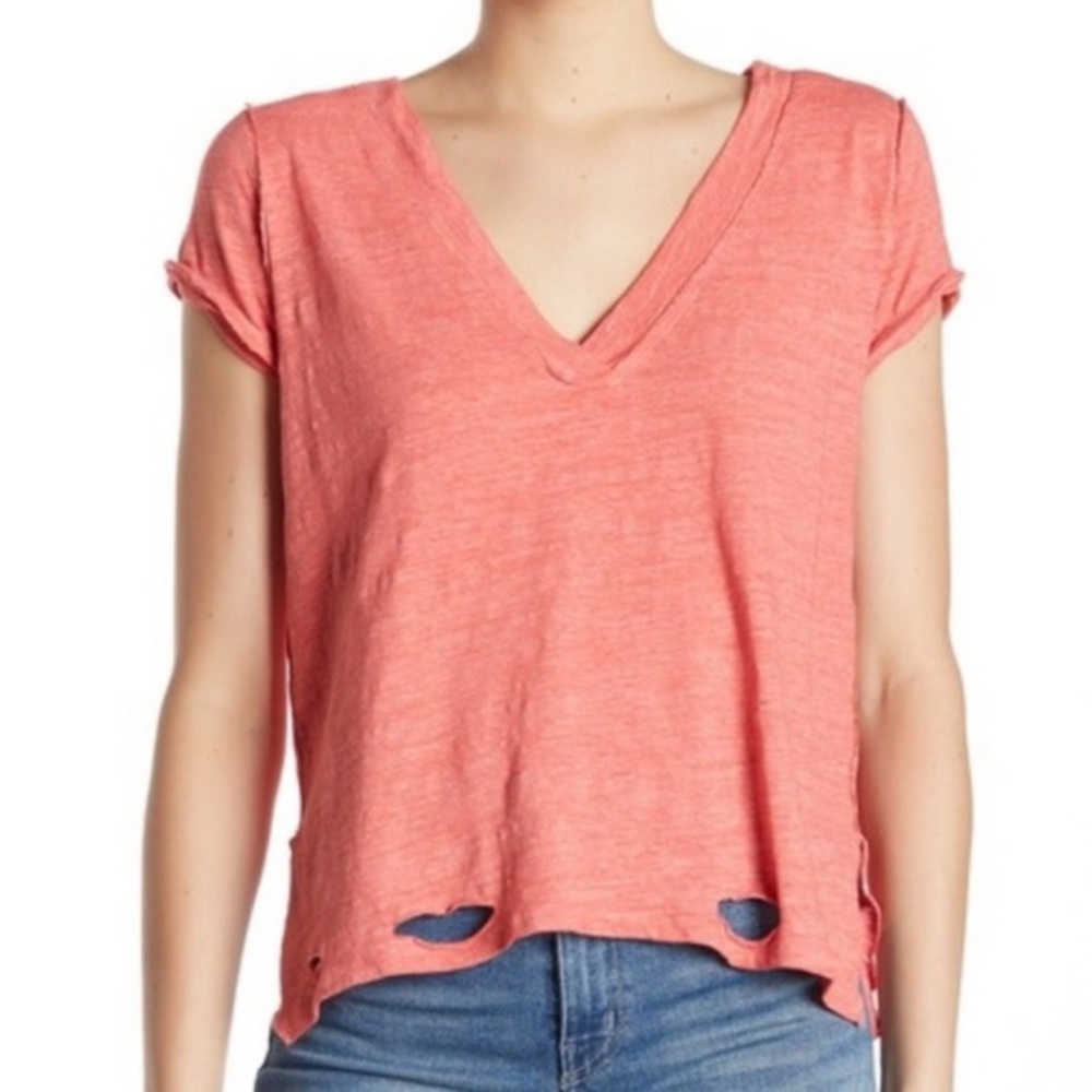 free people sundance distress tee